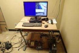 Lot of Samsung Security System, (4) Cameras, Monitor, (2) UPS's, Desk and Task Chair- NO PASSWORD.