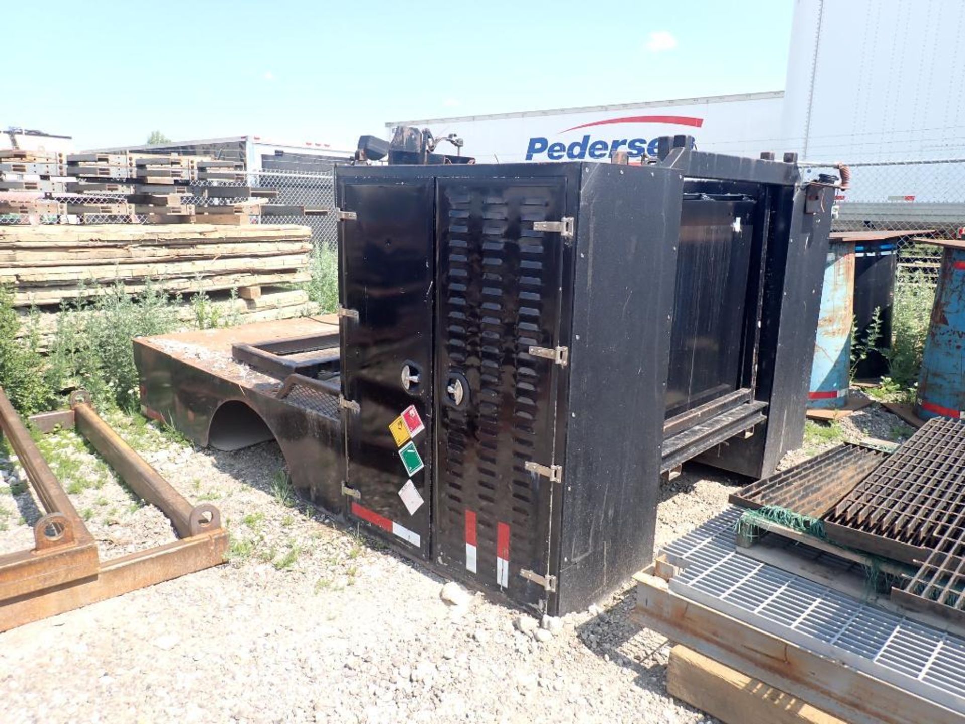 8'x11'8" Flat Deck Service Body- *LOCATED AT 2840-58 AVE S.E., CALGARY*