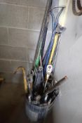 Lot of Asst. Spud Wrenches, Combination Wrenches, Crow Bars, etc.