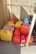 Lot of Approx. (13) Asst. Gas and Diesel Jerry Cans.
