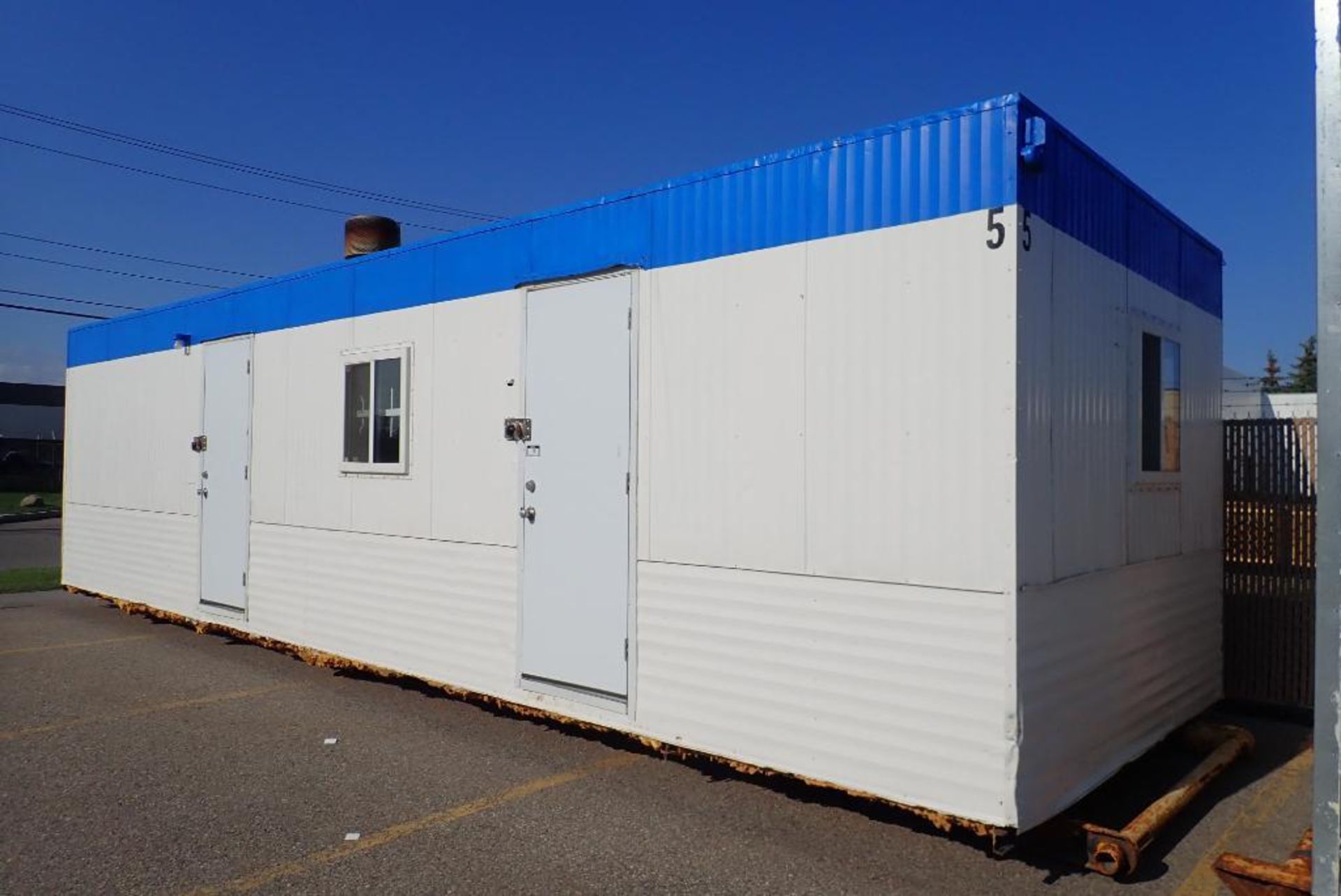 Skidded 32'x10' Office Building w/Furnace and Contents.