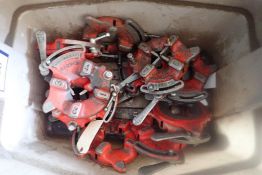 Lot of Approx. (12) Ridgid Universal Cutting Heads.