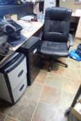 Lot of Task Chair and (2) File Cabinets.