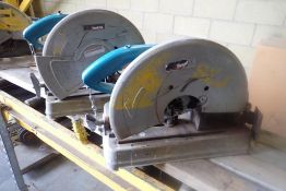 Lot of (2) Makita Chop Saws.