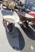 Lot of (2) Wheelbarrows.