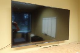 Hisense 50" Flatscreen Television w/Wall Mount- REMOTE AT AUCTION OFFICE.