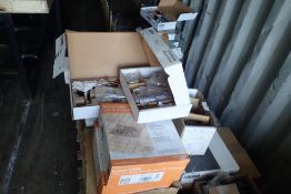 Lot of Wall Hung Toilet, Asst. Faucets, Sinks, Drain Kits, etc.