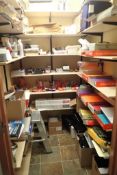 Contents of Storage Room incl. Asst. Office Supplies, etc.