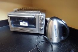 Lot of Cuisinart Toaster Oven and T-Fal Express Electric Kettle.