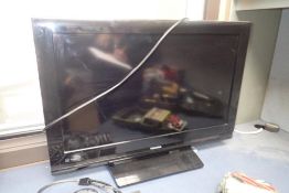 Toshiba 32" Flatscreen Television- NO REMOTE.