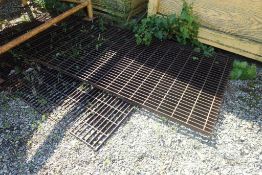 Lot of Asst. Grating and Scrap Steel, etc.