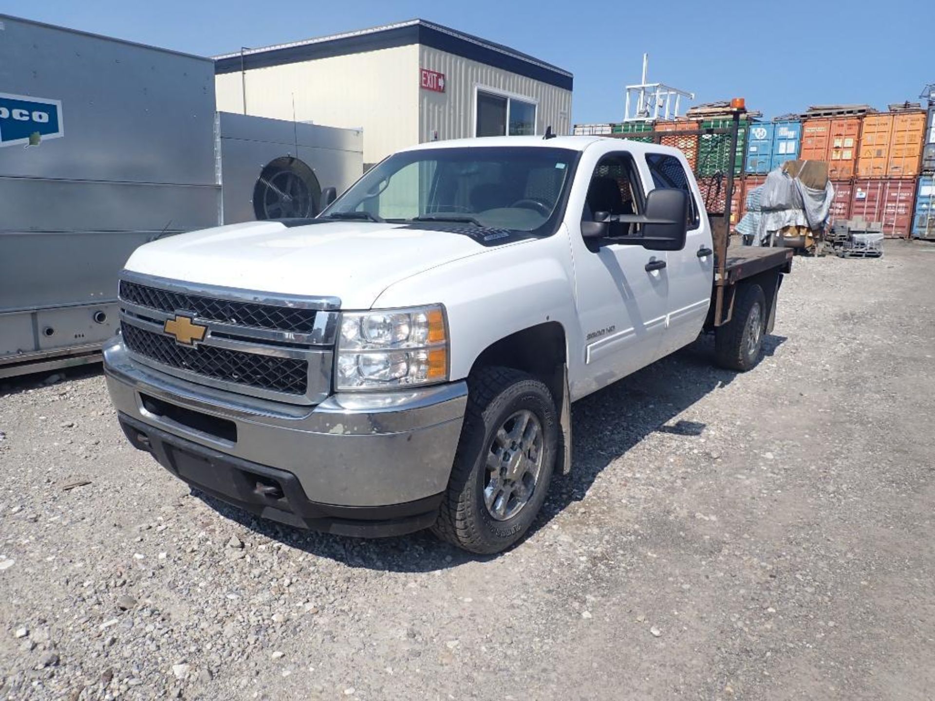 2012 Chevrolet Silverado 3500HD LT 4x4 Crew Cab Deck Truck. VIN 1GC4K0CG7CF209080.