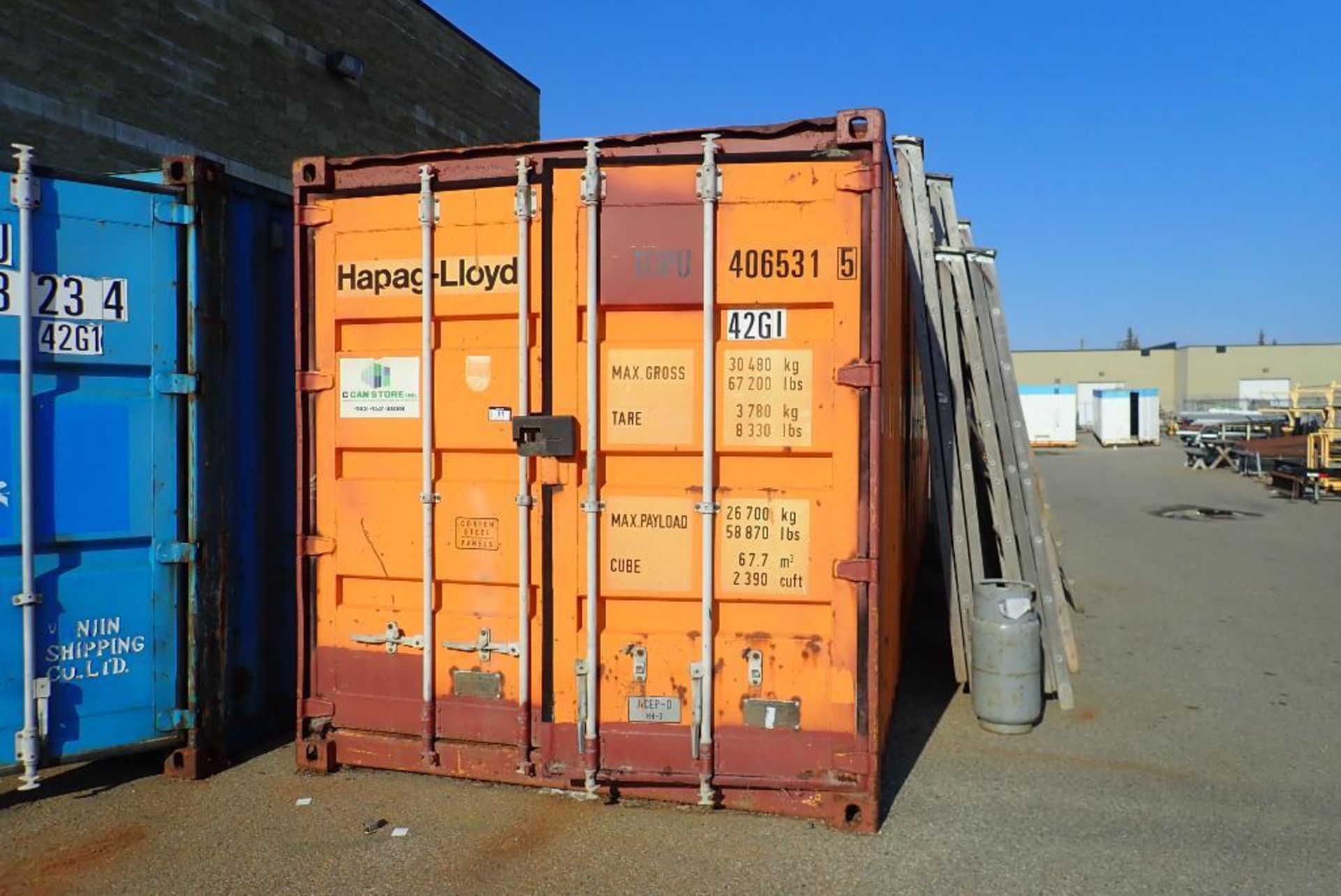 40' Sea Container. **CONTENTS NOT INCLUDED, CANNOT BE REMOVED UNTIL 12PM JULY 22/23**