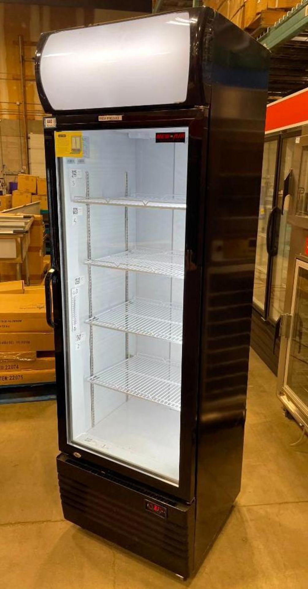 NEW-AIR NGR-036-H SINGLE GLASS DOOR DISPLAY COOLER