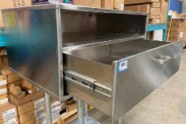 STAINLESS STEEL STORAGE CABINET WITH DRAWER