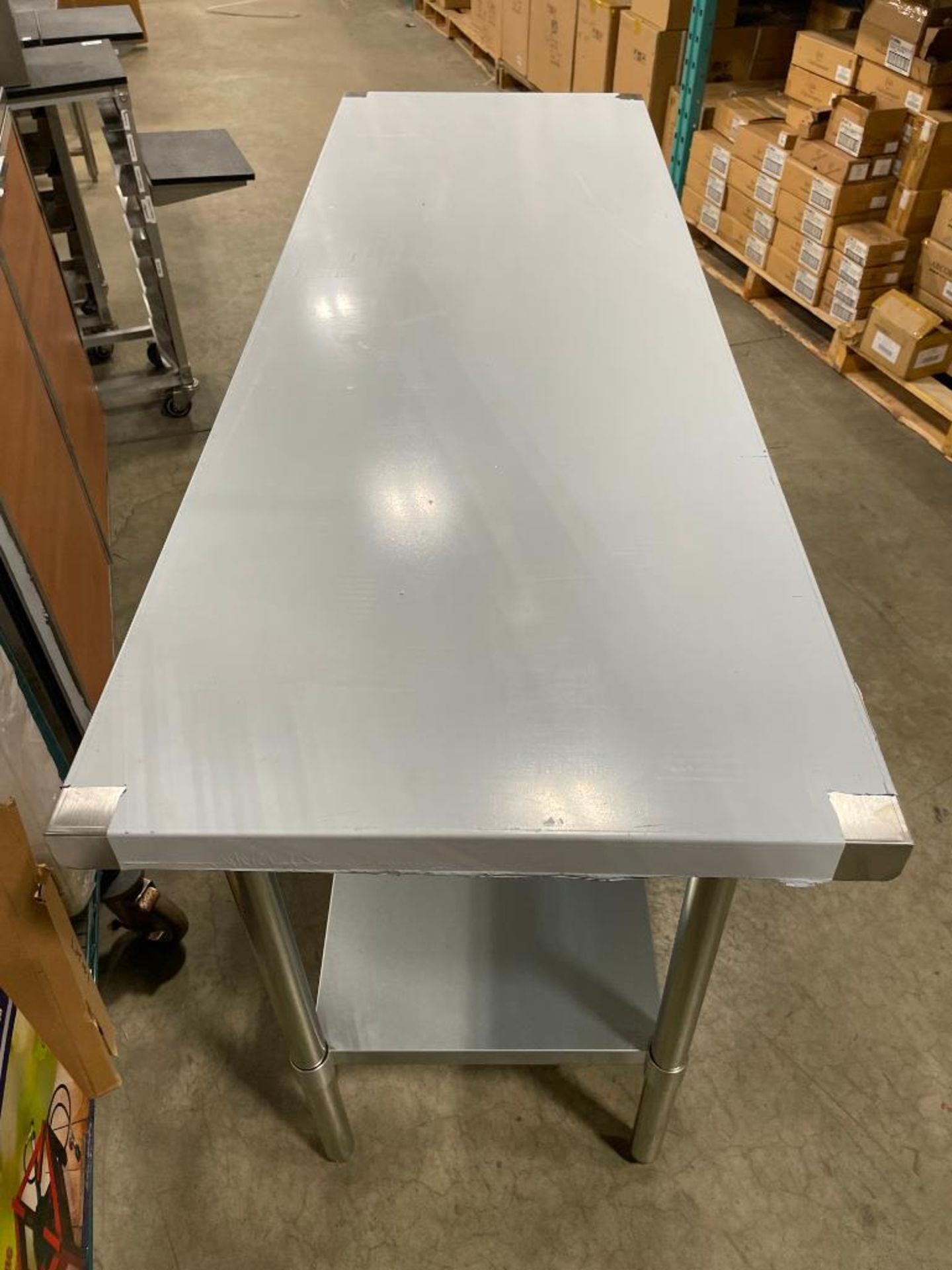 NEW 72" X 30" STAINLESS STEEL WORK TABLE - Image 2 of 4