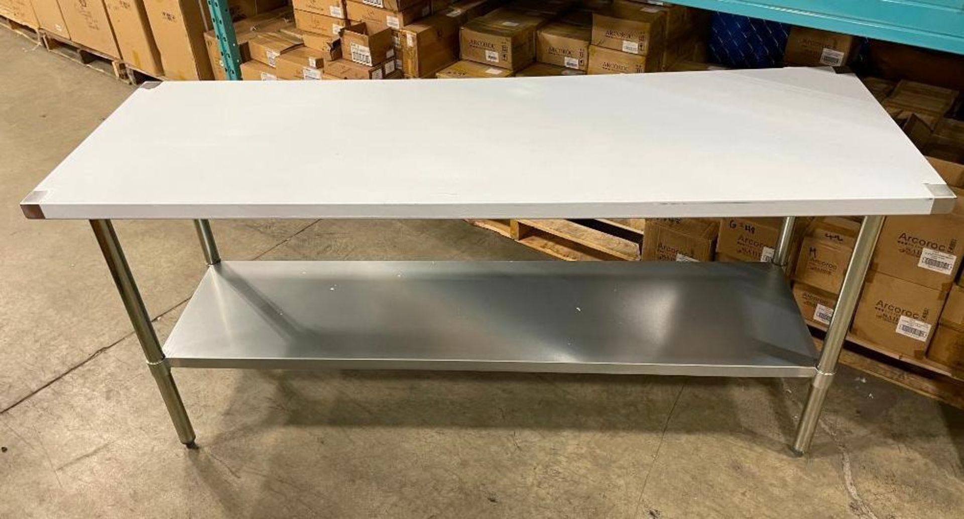 NEW 72" X 30" STAINLESS STEEL WORK TABLE - Image 4 of 4