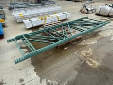 Lot of (3) 48" x 144" Pallet Racking Uprights