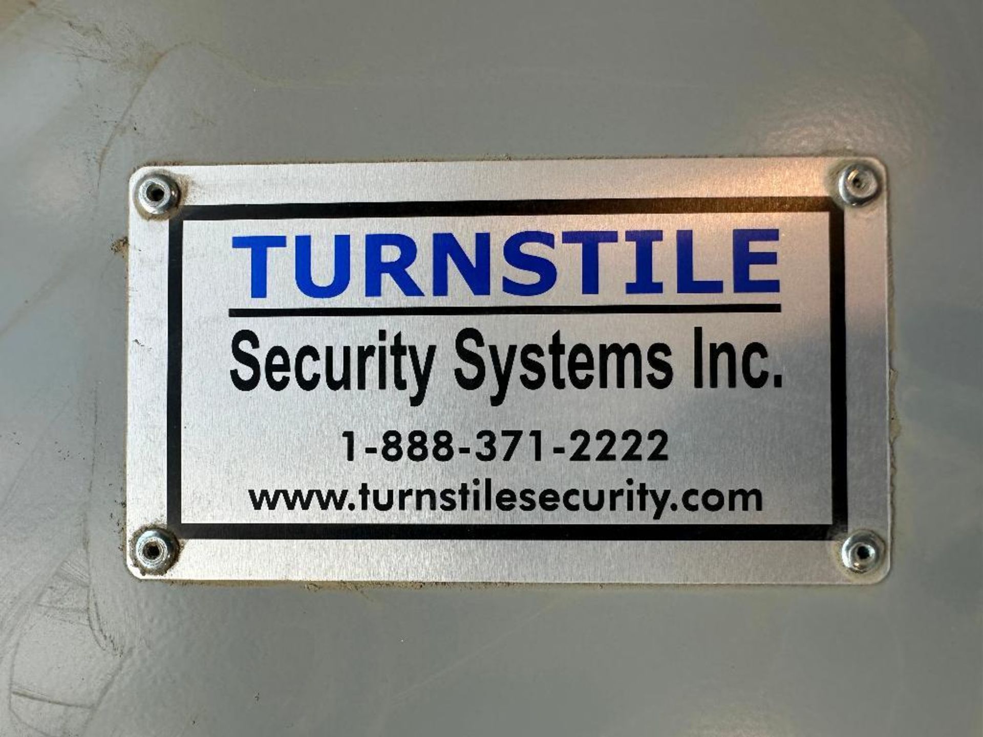 Lot of (2) Turnstile Security Systems Gates - Image 4 of 6
