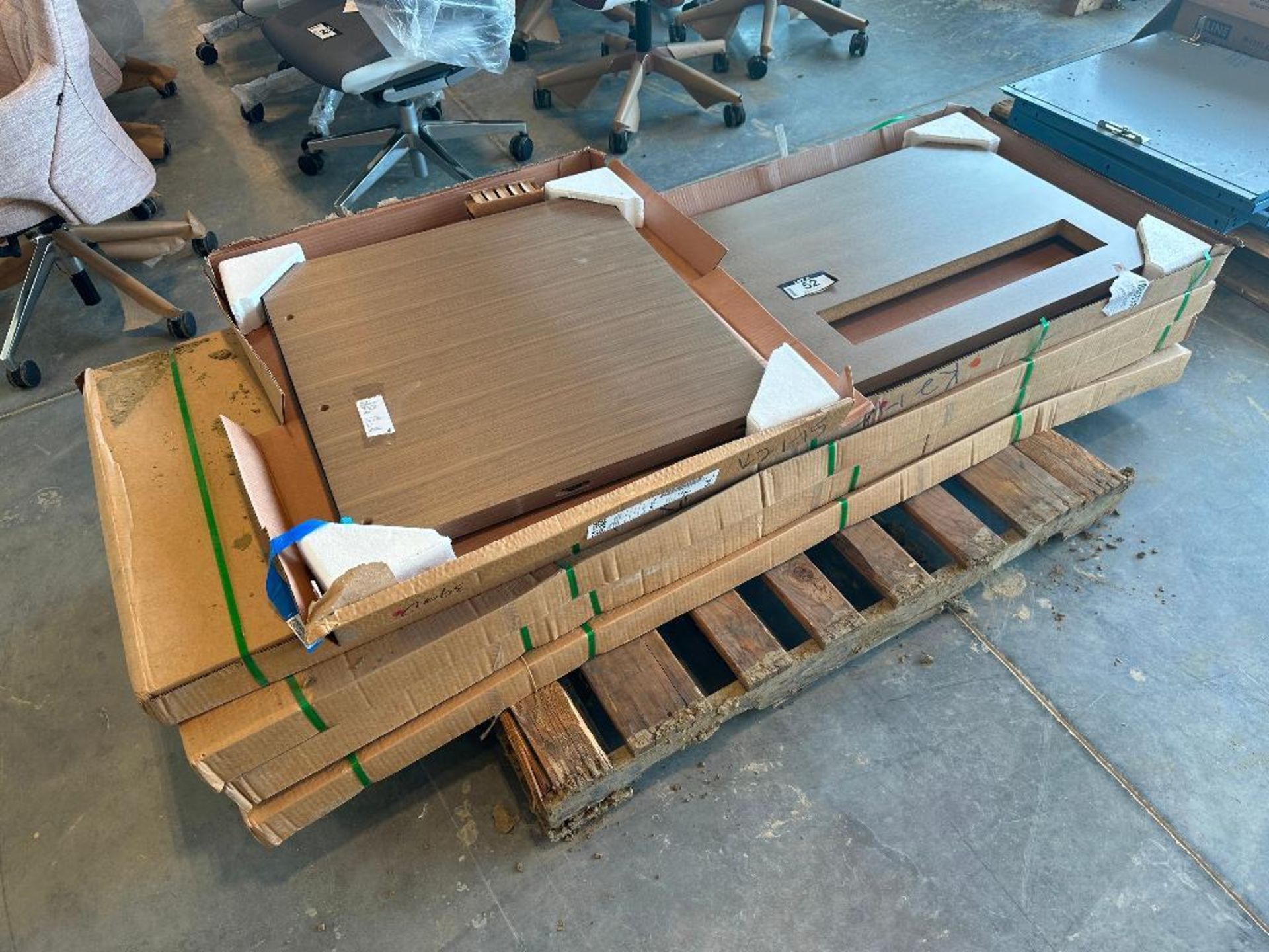 Pallet of Asst. Steelcase Desk Parts