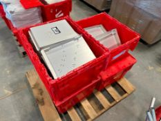 Pallet of Asst. Trays and (4) Totes