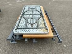 Pallet of Parts Racking & Plastic Folding Table