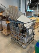 Lot of Asst. Tote Cage including Wire Racking, Metal Shelves, etc.