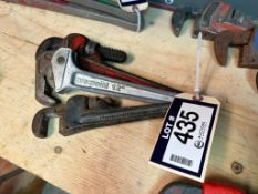 Lot of (3) Asst. Pipe Wrenches