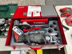 T-Drill T-35 w/ Notching Tool, Case, etc.