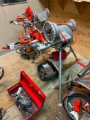 Ridgid 300 Threader w/ Reamer, (2) Dies, Cutter, Pedal, etc.