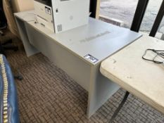 60" X 29-1/2" Double Pedestal Desk