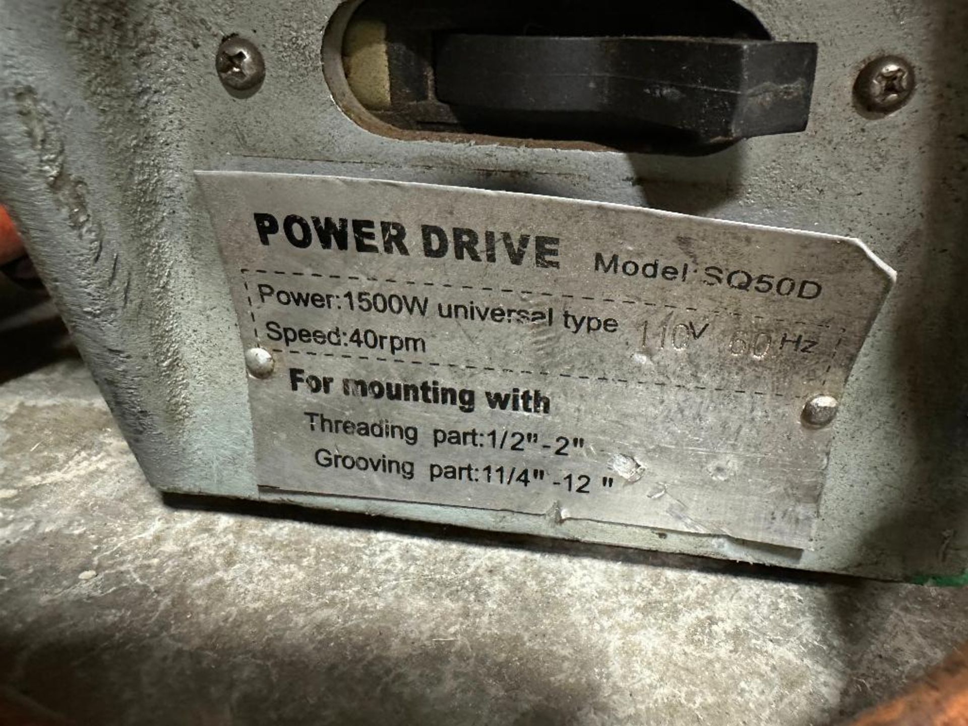 Power Drive SQ50D Threader - Image 4 of 4