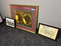 Lot of (3) Asst. Framed Art