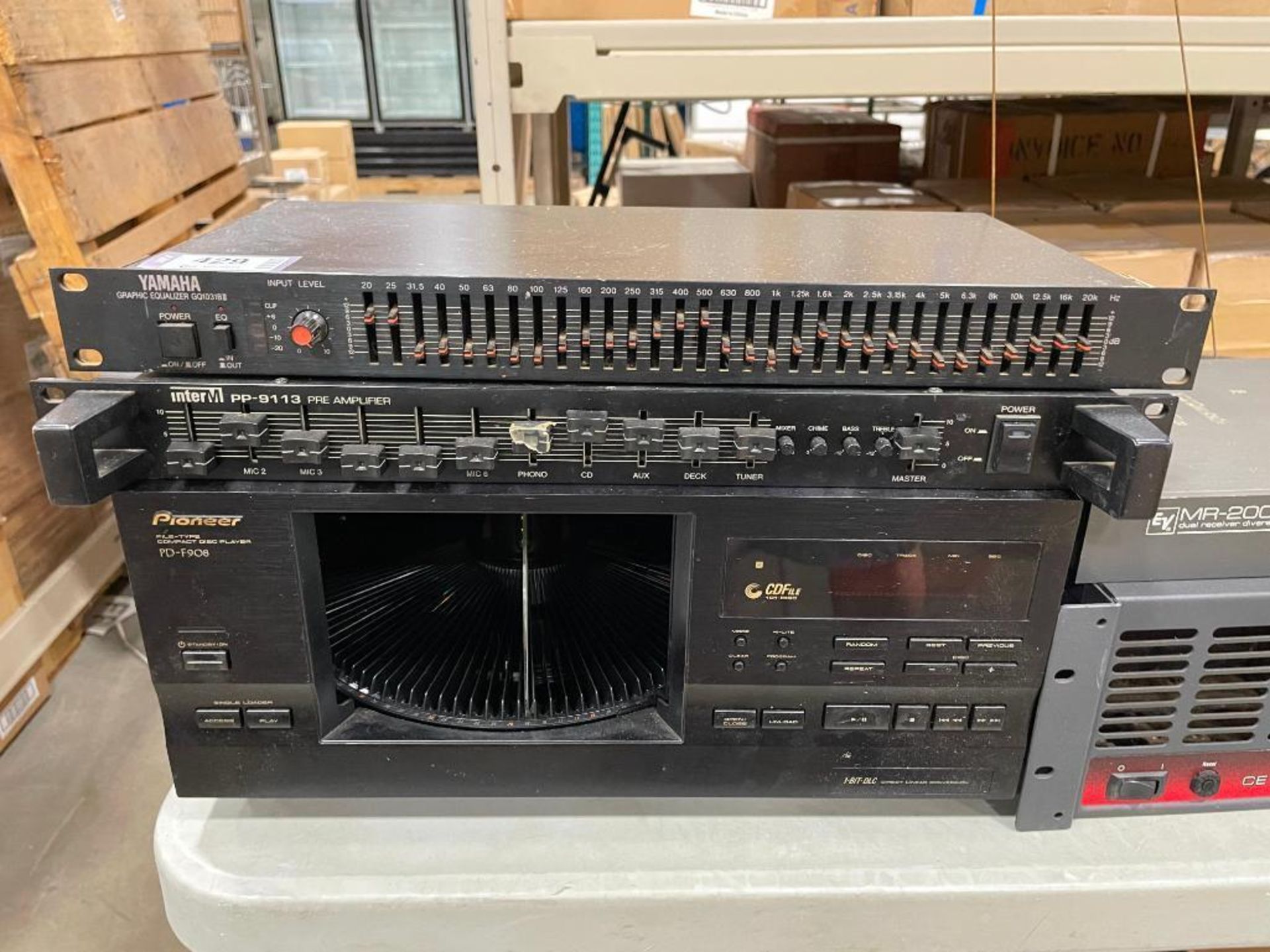 LOT OF ASST. AUDIO GEAR INCLUDING: YAMAHA GQ1031BII GRAPHIC EQUALIZER, - Image 2 of 5
