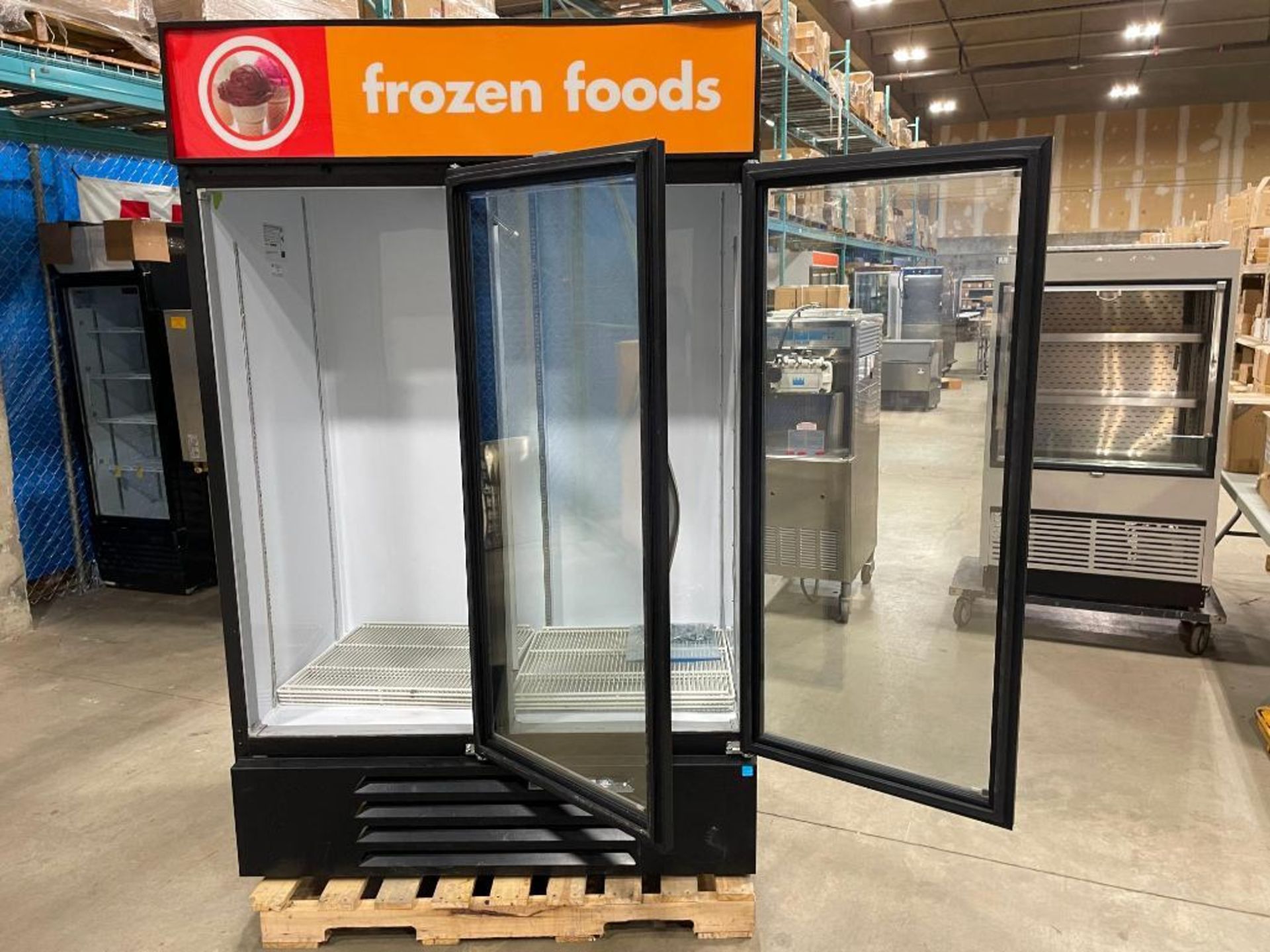 BEVERAGE AIR DOUBLE GLASS DOOR FREEZER - Image 2 of 17