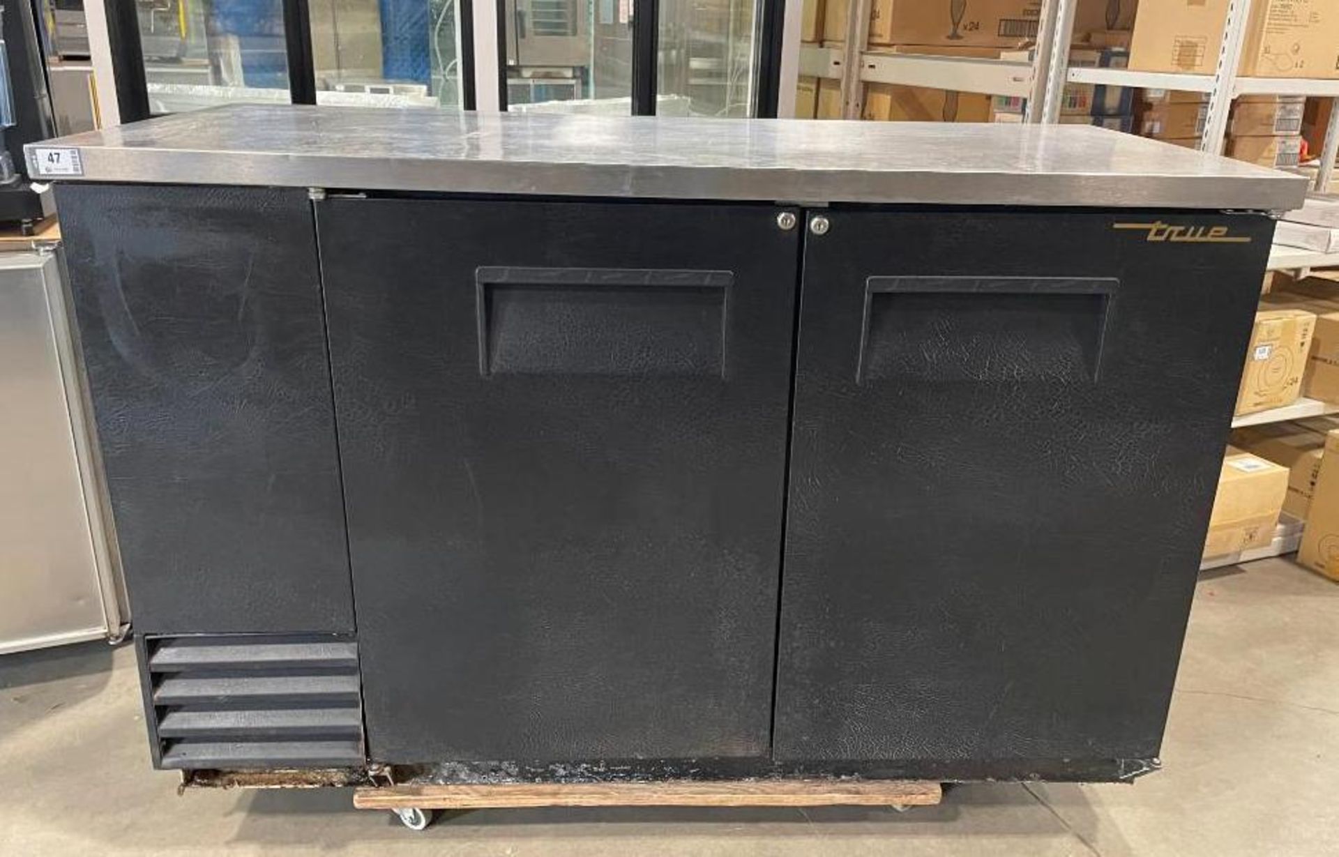 TRUE TBB-2 DOUBLE DOOR BACK BAR COOLER