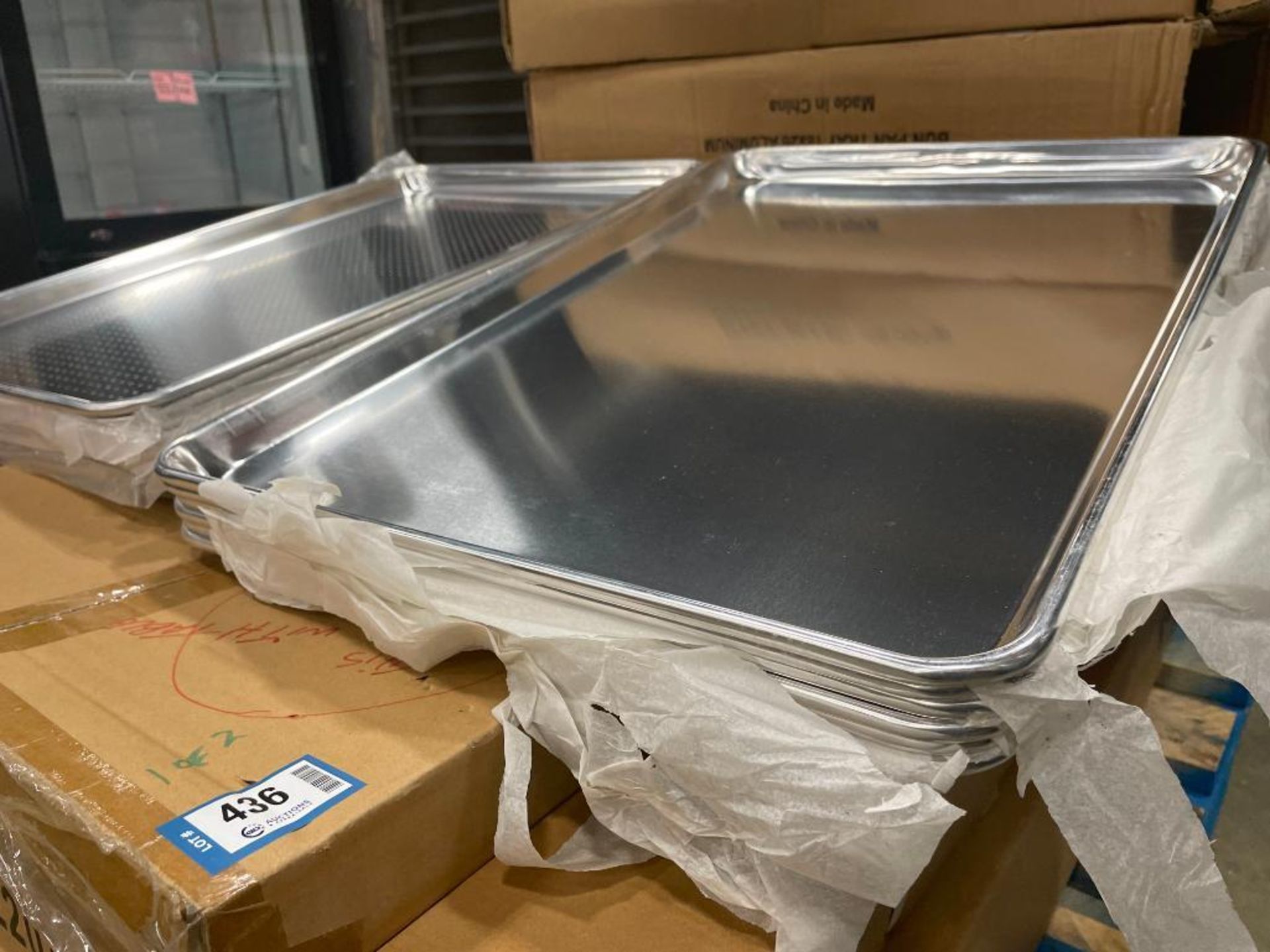 (6) FULL SIZE BUN PANS & (6) FULL SIZE PERFORATED BUN PANS, LOT OF 12. - NEW - Image 2 of 6