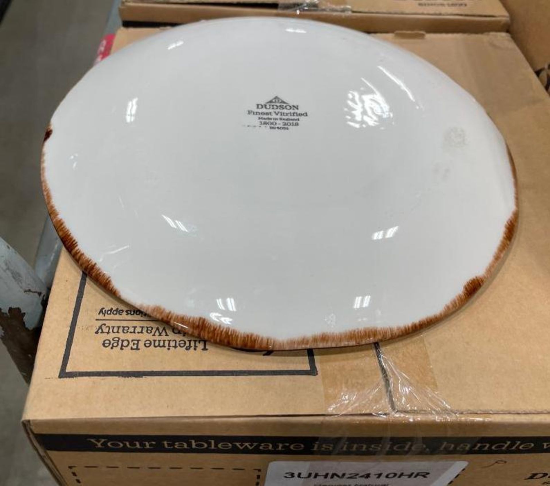 6 CASES OF DUDSON HARVEST NATURAL 9" PLATES - 12/ CASE - MADE IN ENGLAND - Image 4 of 5
