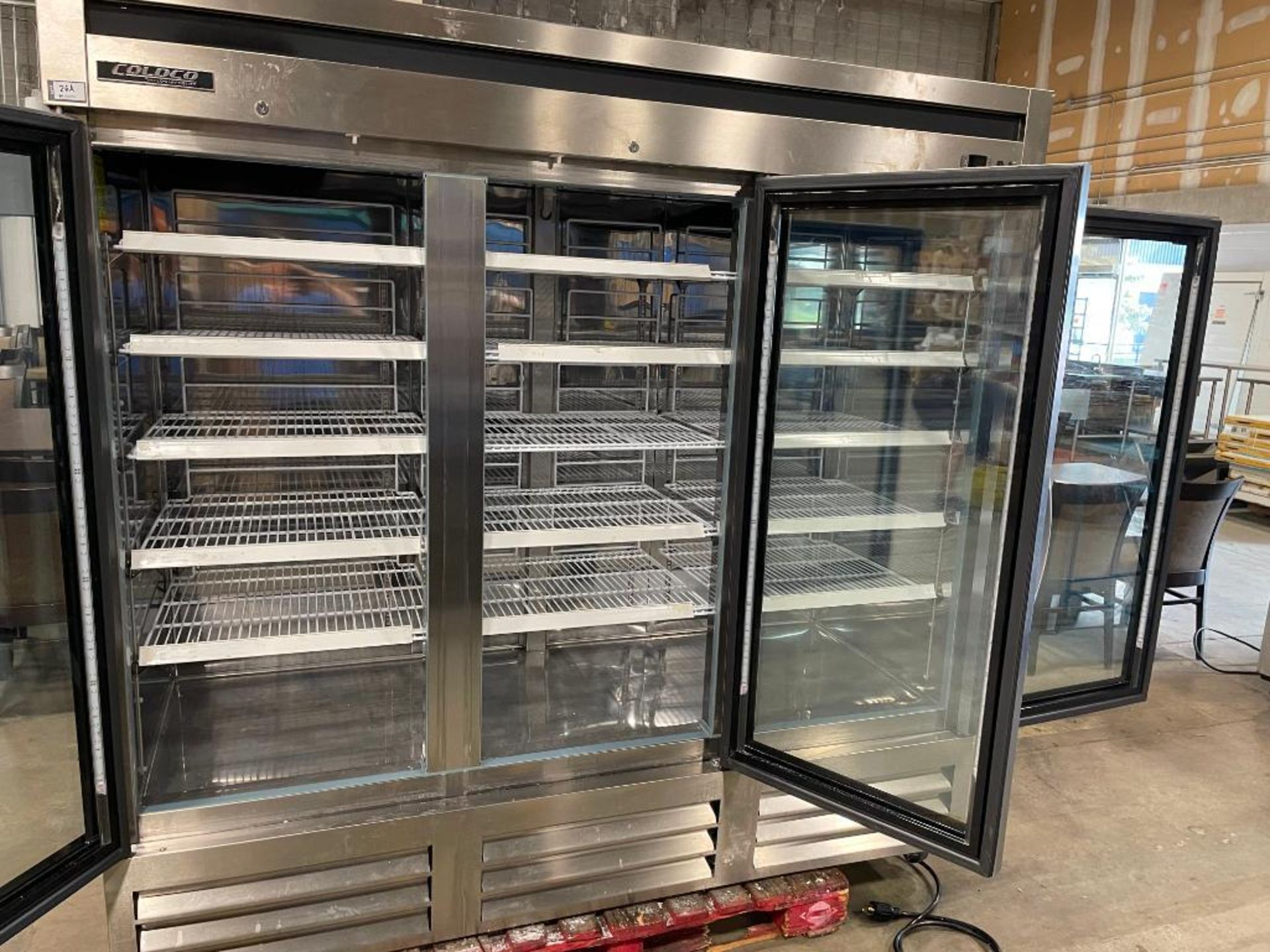 COLDCO BGSS-81FDVG-HC TRIPLE GLASS DOOR FREEZER - Image 7 of 13