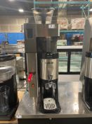 FETCO CBS-2141-XTS TWIN STATION COFFEE BREWER WITH LUXUS DISPENSERS & EXTRA BASKET