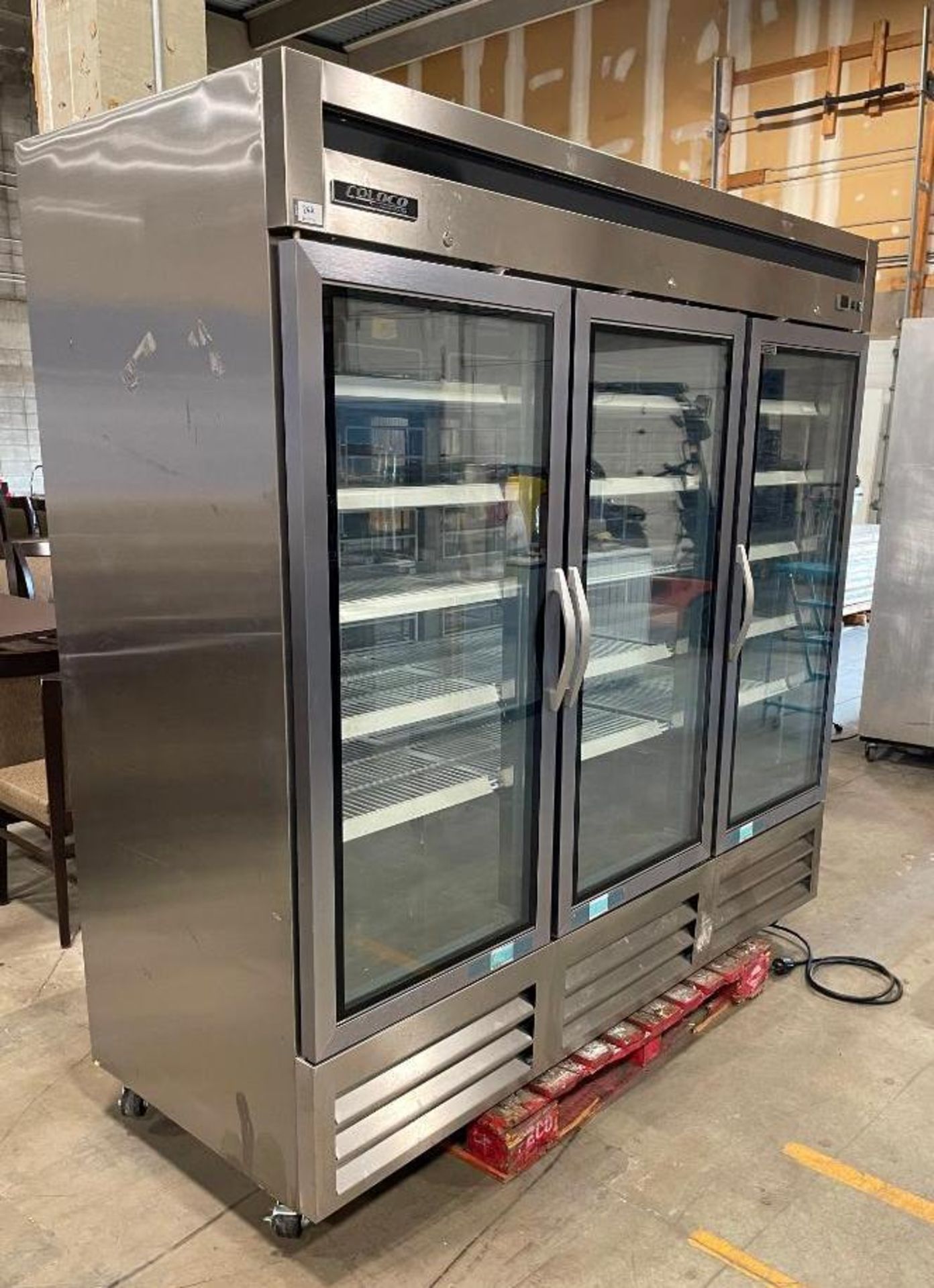 COLDCO BGSS-81FDVG-HC TRIPLE GLASS DOOR FREEZER - Image 2 of 13