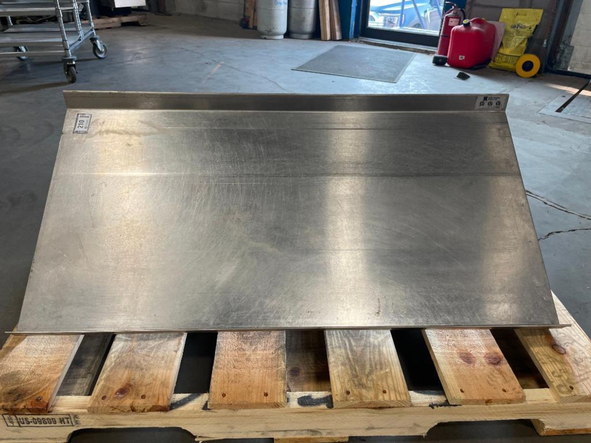 42" X 21" STAINLESS STEEL WALL SHELF - Image 3 of 5