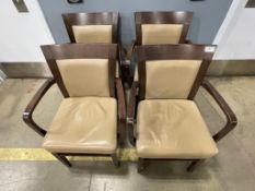 (4) ADRIA MICHELLE ARM CHAIRS