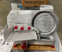 NEW 10" MEAT SLICER, OMCAN 13626, MADE IN ITALY