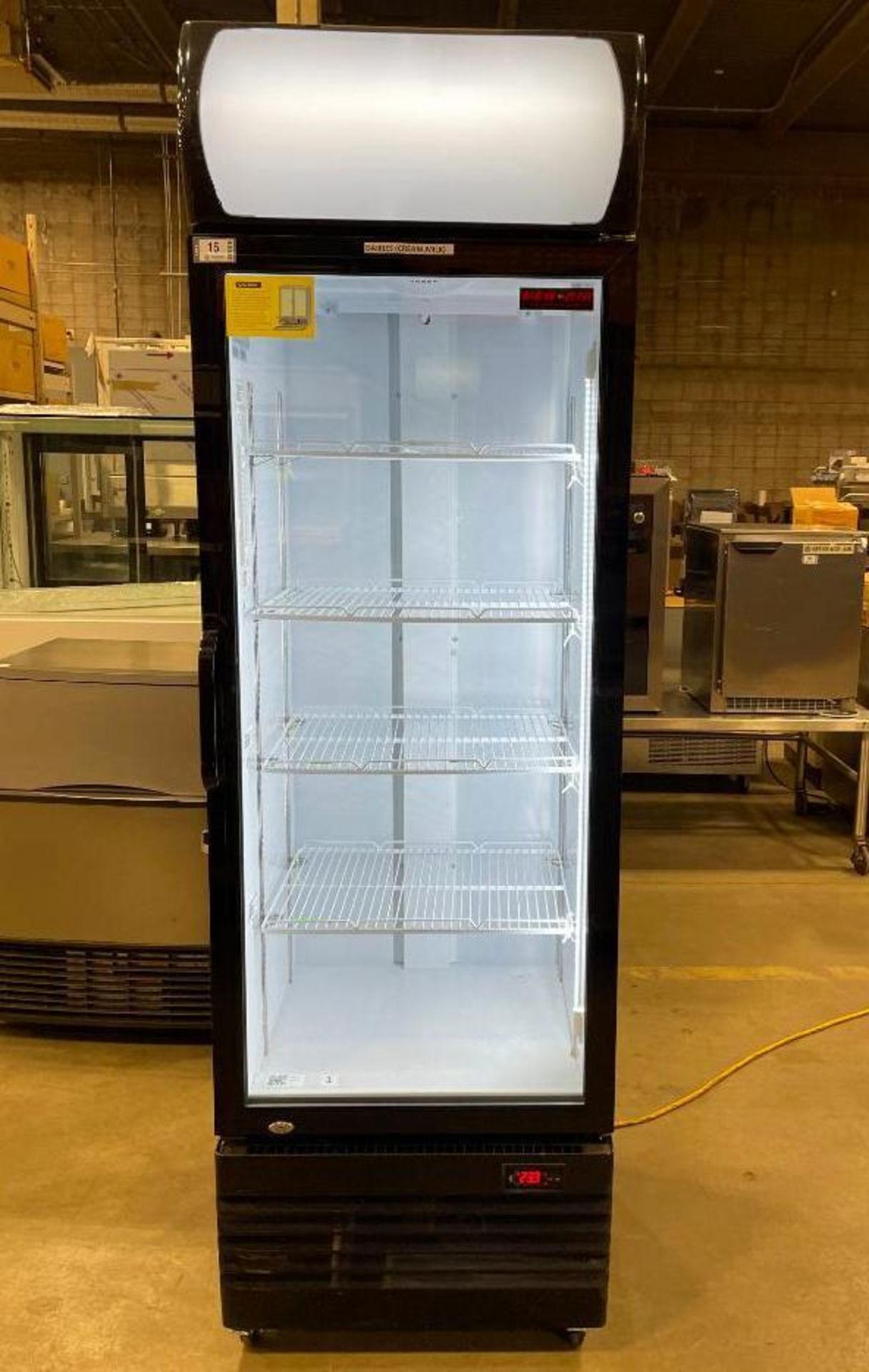 NEW-AIR NGR-036-H SINGLE GLASS DOOR DISPLAY COOLER - Image 3 of 14