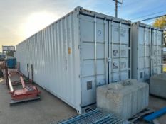 2023 Single Use 40' High Cube Shipping Container with (4) Side Doors