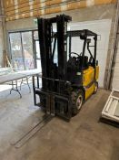 Yale GLP050 LPG Forklift, 3-Stage, Side Shift, Solid Tires, 5,980hrs Showing, VIN: A875B07344X