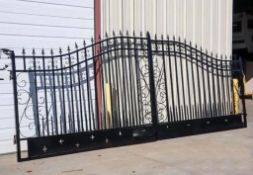 New Greatbear 20' Bi-Parting Wrought Iron Gate