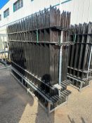 (16) 10' X 7' Wrought Iron Fence w. (17) Posts