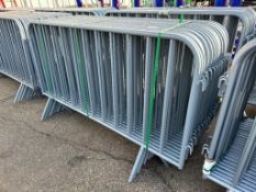 (20) 7' X 4' Portable Galvanized Interlocking Event Fencing